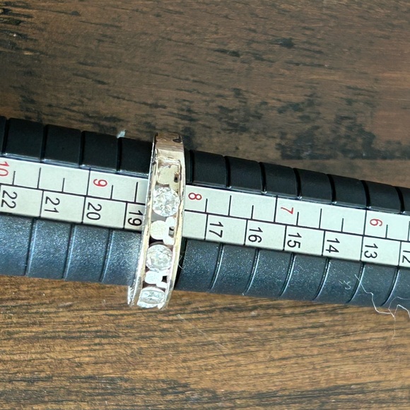 Silver and CZ Stud Disney Minnie Mickey Mouse Ring - Picture 7 of 9